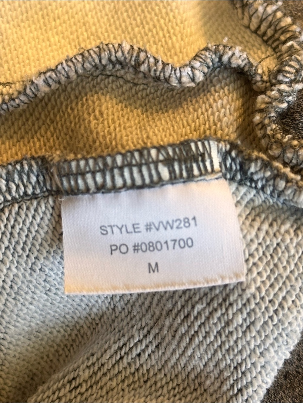 Sz M Vuori Colorblock Hoodie in heather grey - Picture 9 of 9